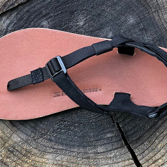 Shamma Mountain Goats Leather Sandals top view