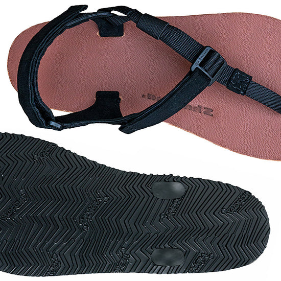 Shamma Mountain Goats Leather Sandals Top and Bottom