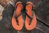Shamma Sandals Warriors top view on tree stump