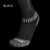 The black quarter crew XOTOES sock from XOSKIN.