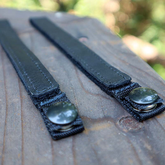 Black Classic Power Straps Closeup