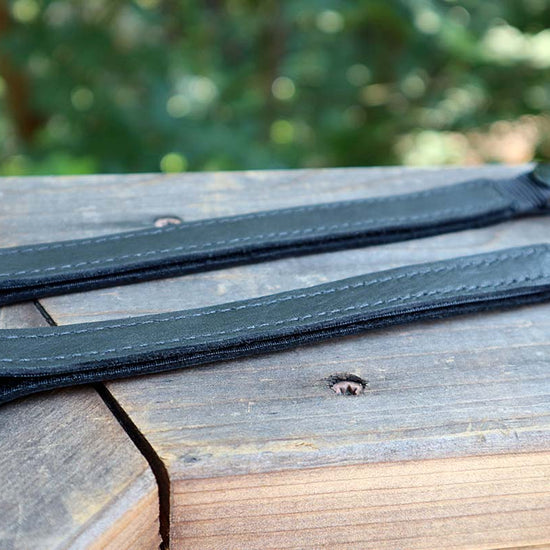 Shamma Classic Power Straps Black Leather