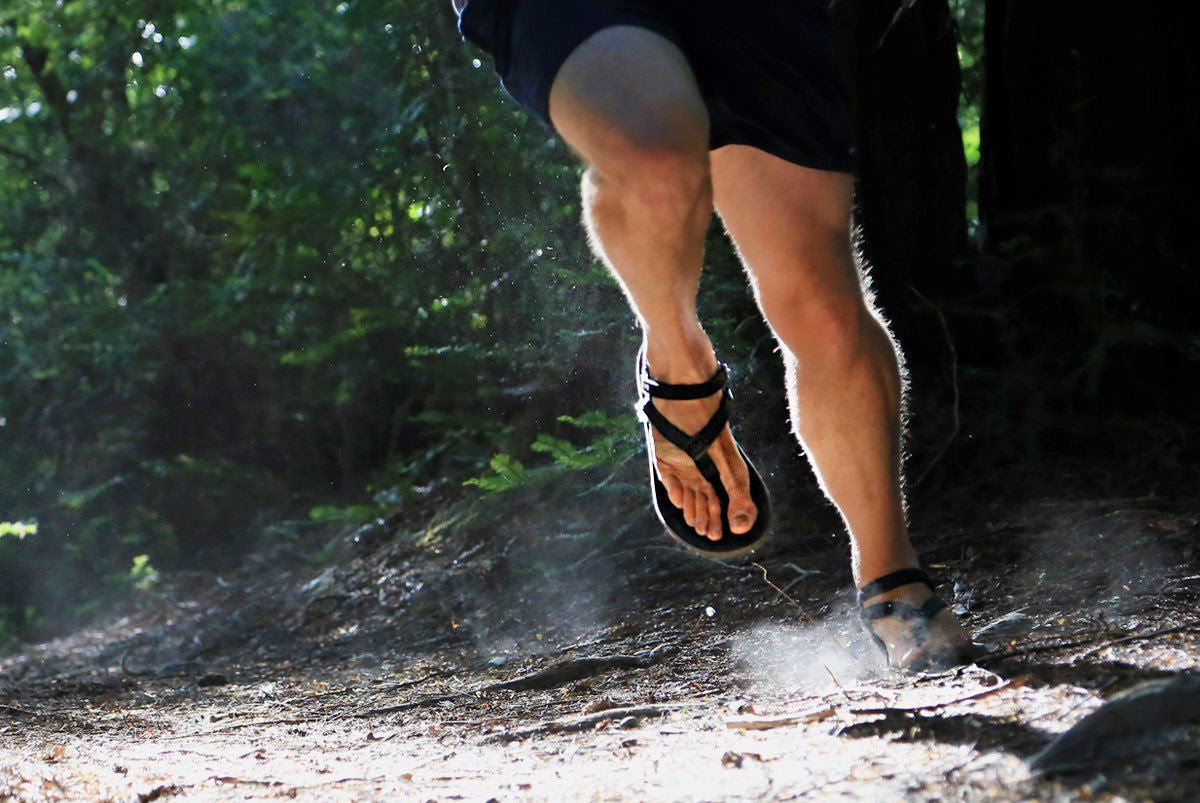 Running in Shamma Sandals with Power Straps