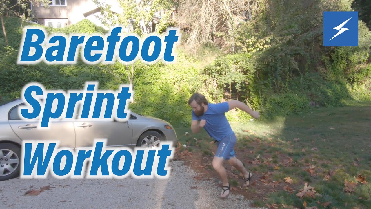 New Run With Us Video! Barefoot Sprint Workout