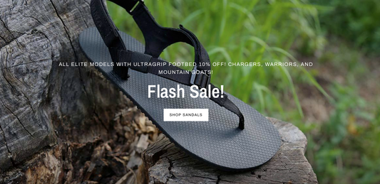 FLASH SALE! 10% off UltraGrip Sandals!!