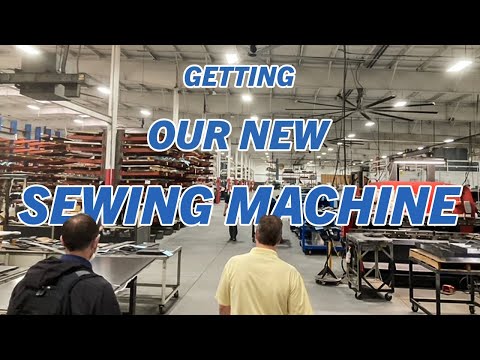 Picking Up Our New Sewing Machine! New Video
