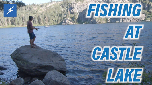 Everyday Adventures with Shamma Sandals-Fishing at Castle Lake