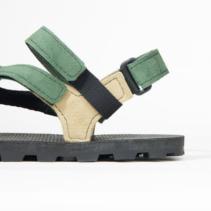 View of the laciny system on the Shamma Ibex: Timberline edition sandals.