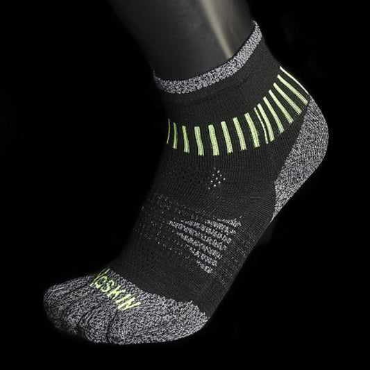 XOSKIN XOTOES Toe Sock QRT Crew —  Black
