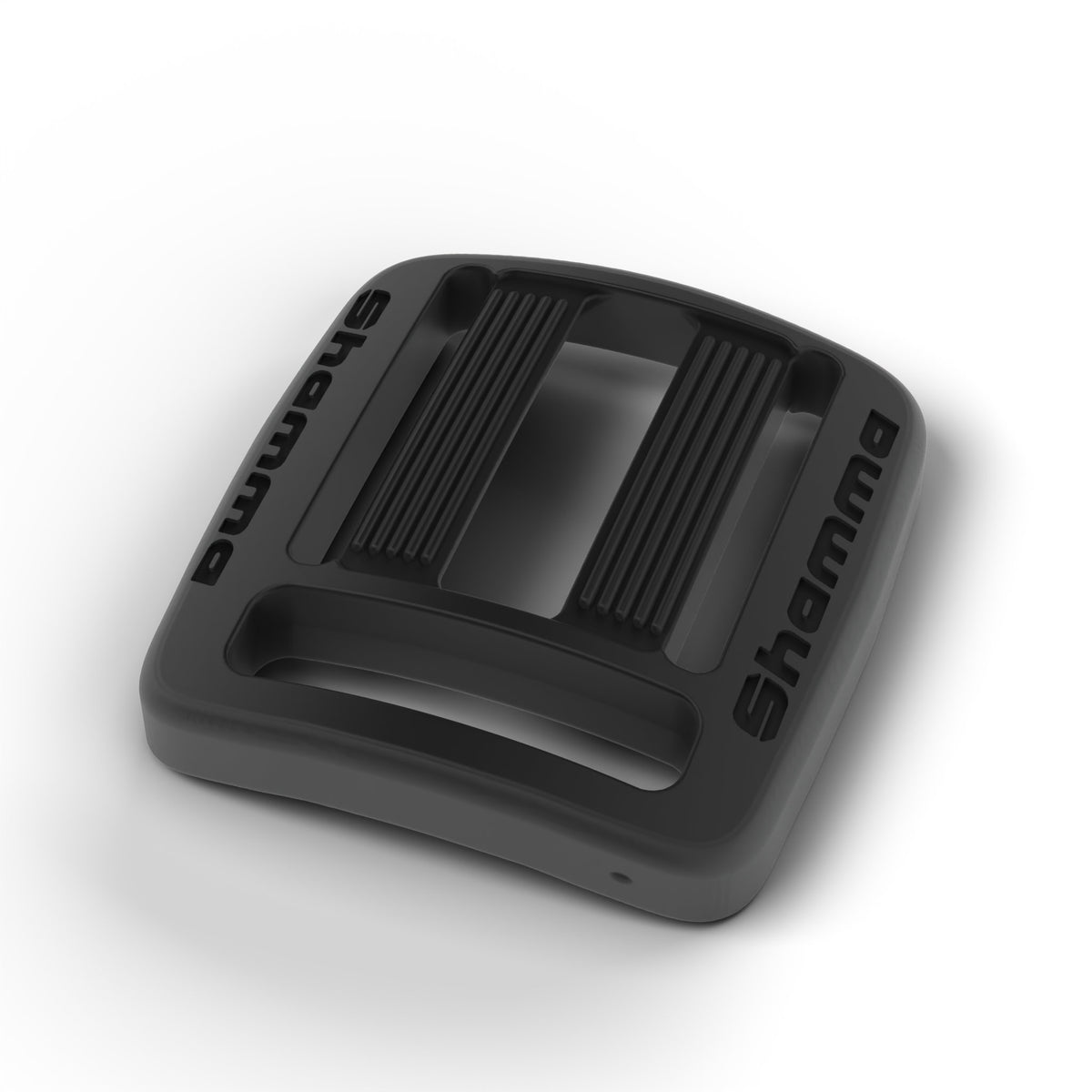 Shamma Elite buckle with textured bars, detail