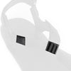 Shamma Elite buckle and keeper on an Elite sandal, keeper on the outer side, with the rest of the sandal faded