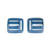 Shamma Elite Color Buckles, blue, left and right pair