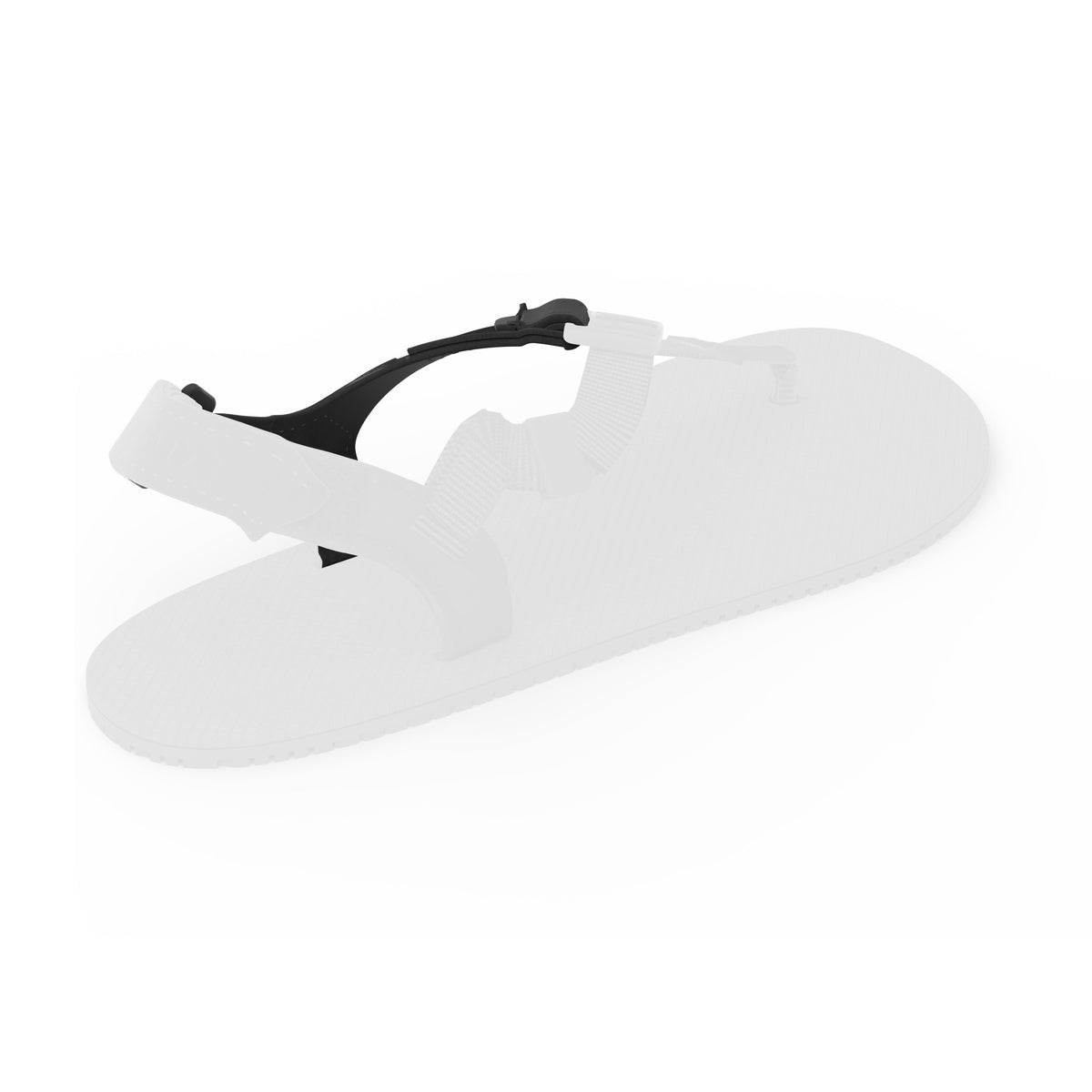 Shamma Elite Insole Strap, three-quarter view on an Elite sandal with the rest faded