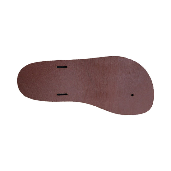 Elite replacement sole, Tobacco Brown Leather footbed, seen from above
