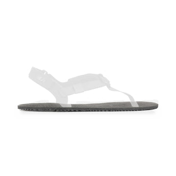 Elite Warrior 6mm replacement sole, UltraGrip footbed, shown on the Elite sandal with the straps faded