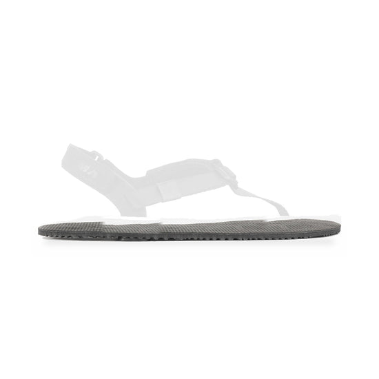 Elite Warrior 6mm replacement sole, UltraGrip footbed, shown on the Elite sandal with the straps faded