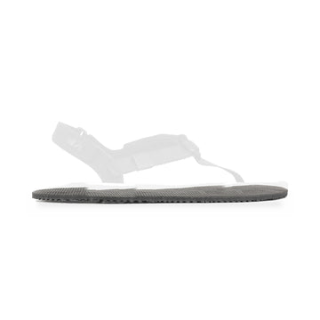 Elite Warrior 6mm replacement sole, UltraGrip footbed, shown on the Elite sandal with the straps faded