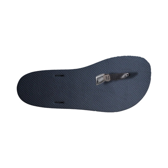Numa replacement sole, UltraGrip footbed, seen from above, with the toe plug and buckle fitted