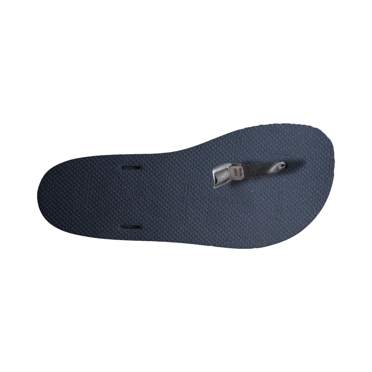 Numa replacement sole, UltraGrip footbed, seen from above, with the toe plug and buckle fitted