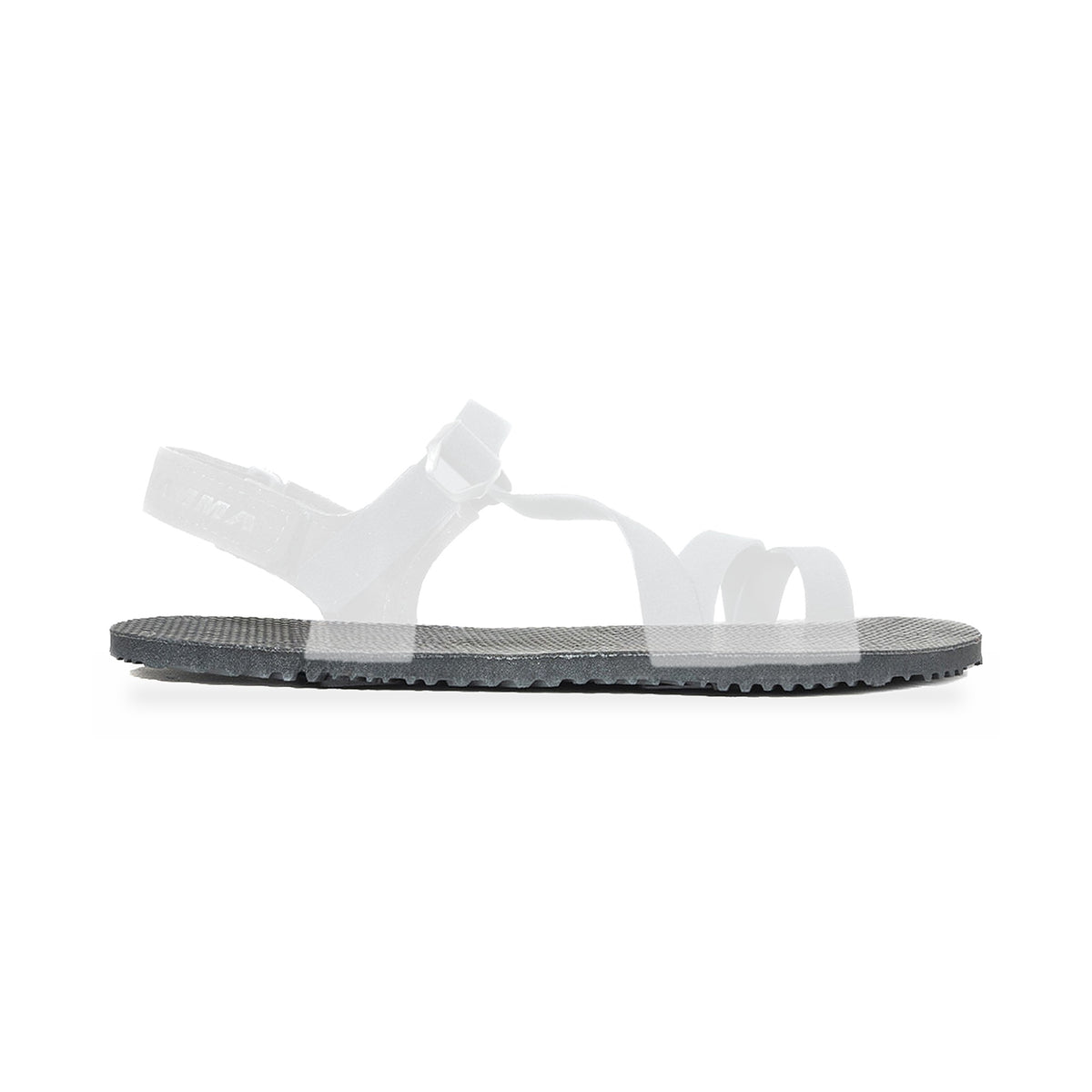 TrailStar Maximus 9mm replacement sole, UltraGrip footbed, shown on the TrailStar sandal with the straps faded