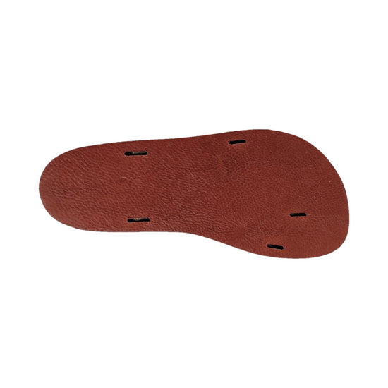 TrailStar replacement sole, Tobacco Brown Leather footbed, seen from above
