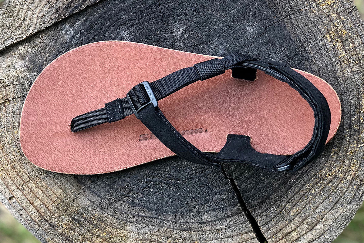 Shamma Mountain Goats Leather Sandals top view