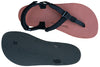 Shamma Chargers Leather Edition sandals top bottom