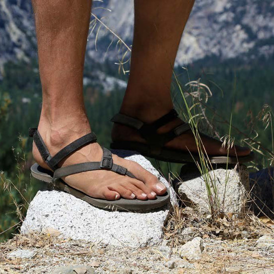 Shamma Sandals Power Straps hiking in mountains