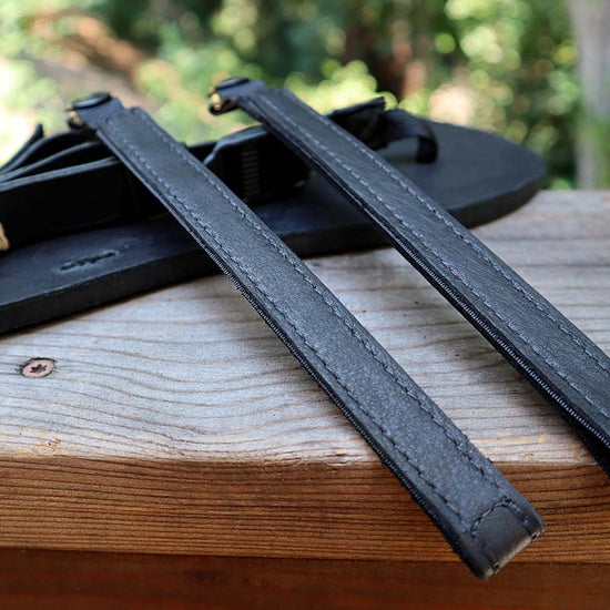 Black Classic Power Straps with sandals
